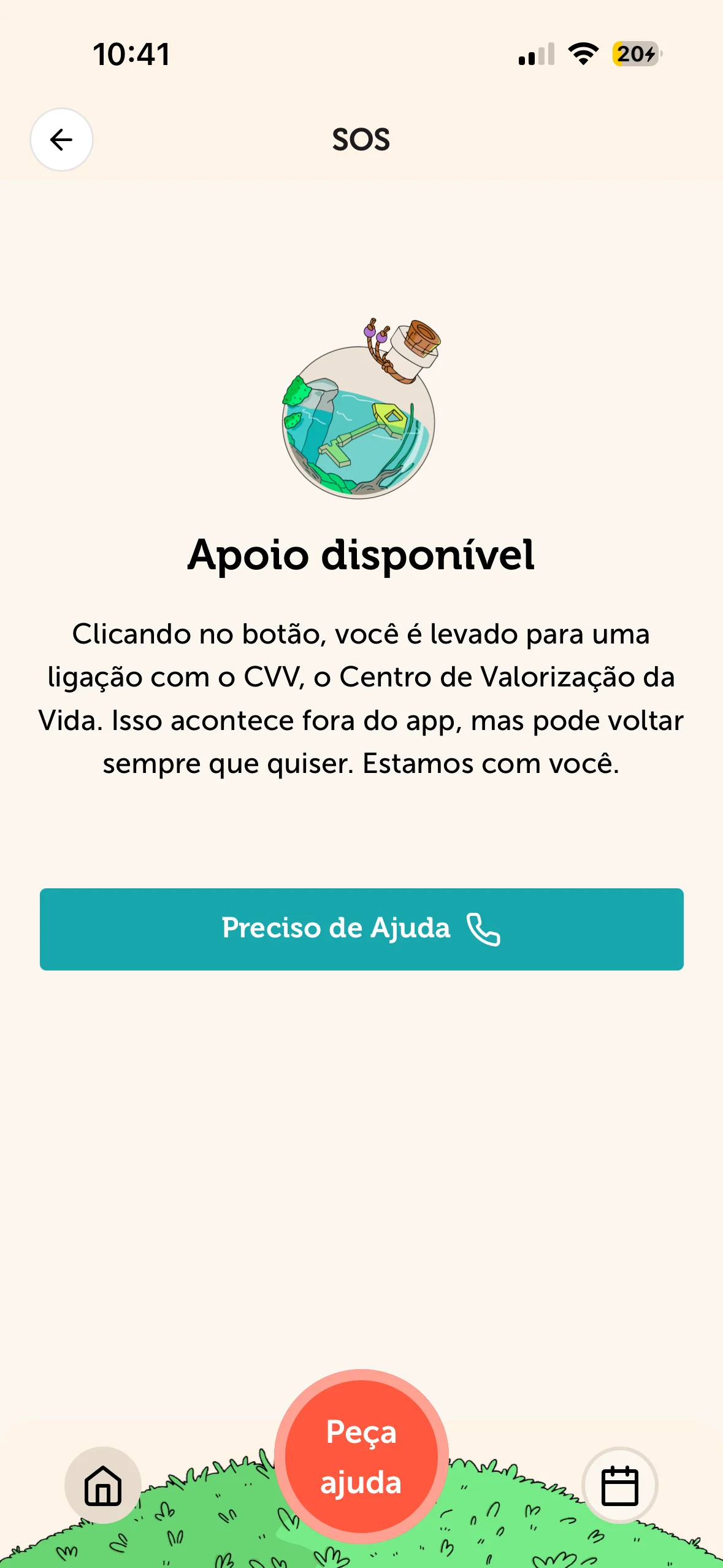 Tela do APP Fortsy